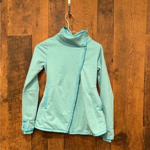 Ivivva by lululemon blue wrap cardigan size 8 EUC